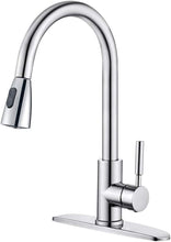 Charger l'image dans la galerie, Axiomdeals Stainless Steel Pull Out Kitchen Sink Faucet | Brushed Nickel