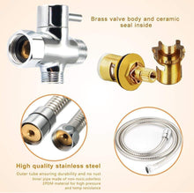 Load image into Gallery viewer, Axiomdeals Toilet Jet Spray Fresh Water Stainless Steel Handheld Bidet Shattaf Silver