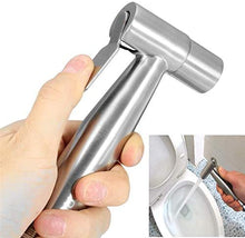 Load image into Gallery viewer, Axiomdeals Toilet Jet Spray Fresh Water Stainless Steel Handheld Bidet Shattaf Silver