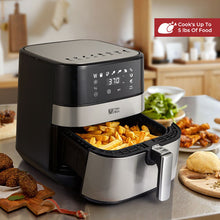 Charger l&#39;image dans la galerie, Ultima Cosa Digital Air Fryer - 5L/5.2QT - Black Stainless Steel Model: UC-AF001B5S
