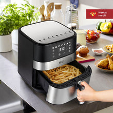 Charger l&#39;image dans la galerie, Ultima Cosa Digital Air Fryer - 5L/5.2QT - Black Stainless Steel Model: UC-AF001B5S
