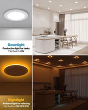 Load image into Gallery viewer, Axiomdeals 4&quot; 4 inch 3CCT Slim Recessed LED Pot Lights + NIGHT LIGHT
