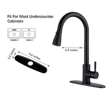 Load image into Gallery viewer, Axiomdeals Stainless Steel Kitchen Sink Faucet | Black
