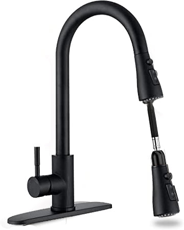 Axiomdeals Stainless Steel Kitchen Sink Faucet | Black