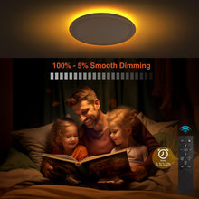 Charger l&#39;image dans la galerie, Axiomdeals 12&quot; LED 5CCT Ceiling Light Flush Mount  with Colorful Night Light,22W+8W Dimmable
