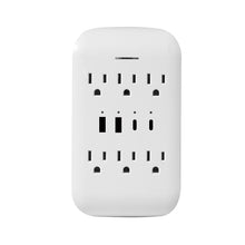 Load image into Gallery viewer, Axiomdeals 6-Outlet USB Wall Charger with Surge Protection and 4 USB Ports (2 USB-C)
