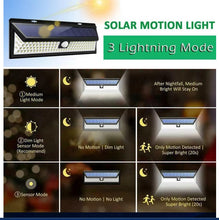 Charger l&#39;image dans la galerie, Axiomdeals Solar Lights Outdoor 90LEDS 3 Modes Long Length
