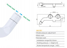 Load image into Gallery viewer, Axiomdeals AT5 Toilet Bidet Attachment: Fresh Water Jet Spray with Dual Retract Nozzles and 2 Modes
