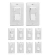 Charger l&#39;image dans la galerie, (Pack of 10) Axiomdeals LED Triac Dimmer Light Switch (Single-Pole or 3- Way)
