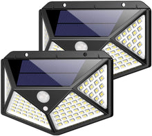 Load image into Gallery viewer, Axiomdeals 100 LEDs Motion Sensing Solar-Powered LED Outdoor Lights (Bright White)
